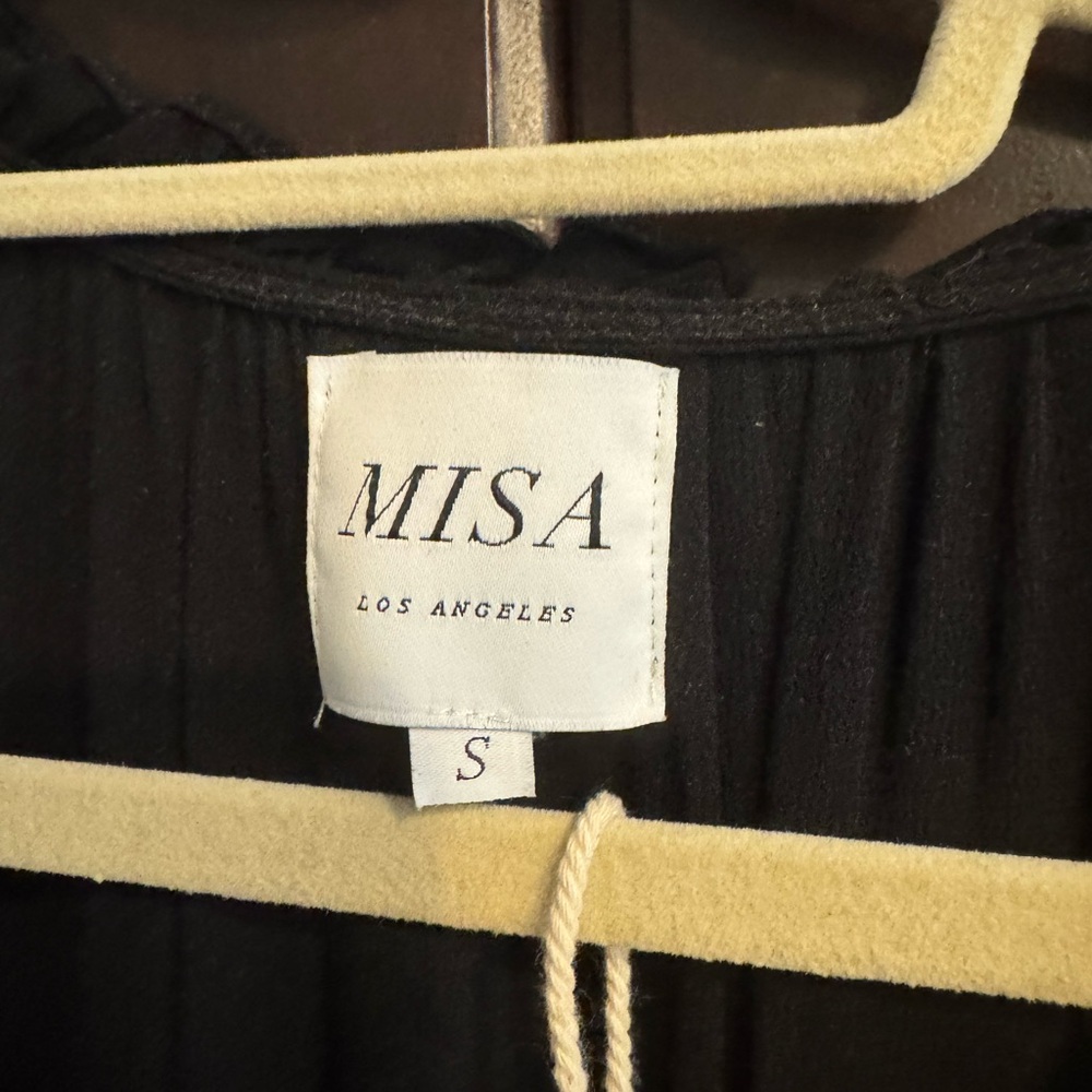 Misa Los Angeles Black Mini Dress